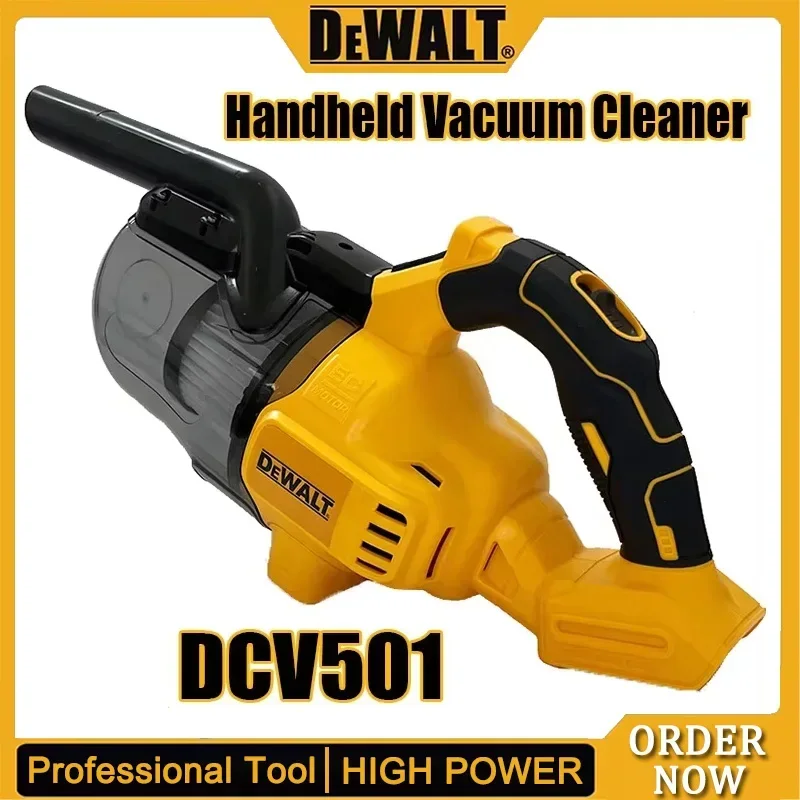 DEWALT DCV501 Dry Handheld Vacuum Cleaner Portable Brushless Vehicle Mounted Floor Cleaner Household Power Tools FitHome Car Pet