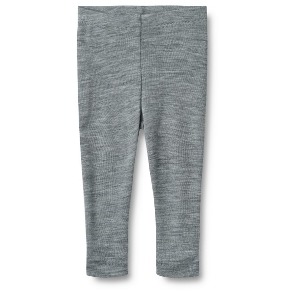 WHEAT - Baby's Woll-Leggings - Merinounterwäsche Gr 62 grau