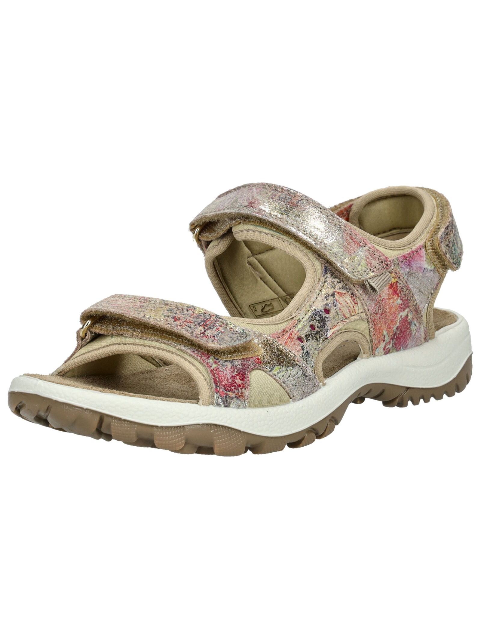Sandale IMAC "Imac Sandalen Veloursleder", Damen, Gr. 40, beige (beige, hellgrau), Veloursleder, Schuhe Sandale