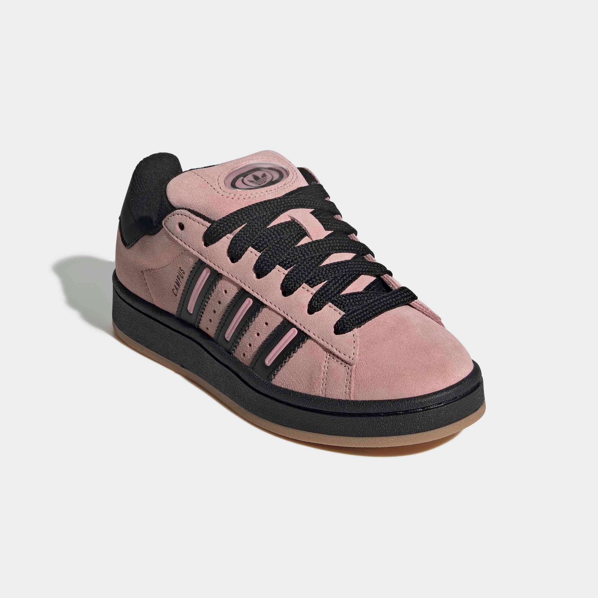 Sneaker ADIDAS ORIGINALS "CAMPUS 00S", Damen, Gr. 36, wonder mauve, core schwarz, glow pink, Leder, Synthetik, Schuhe Sneaker, für Kinder & Jugendliche