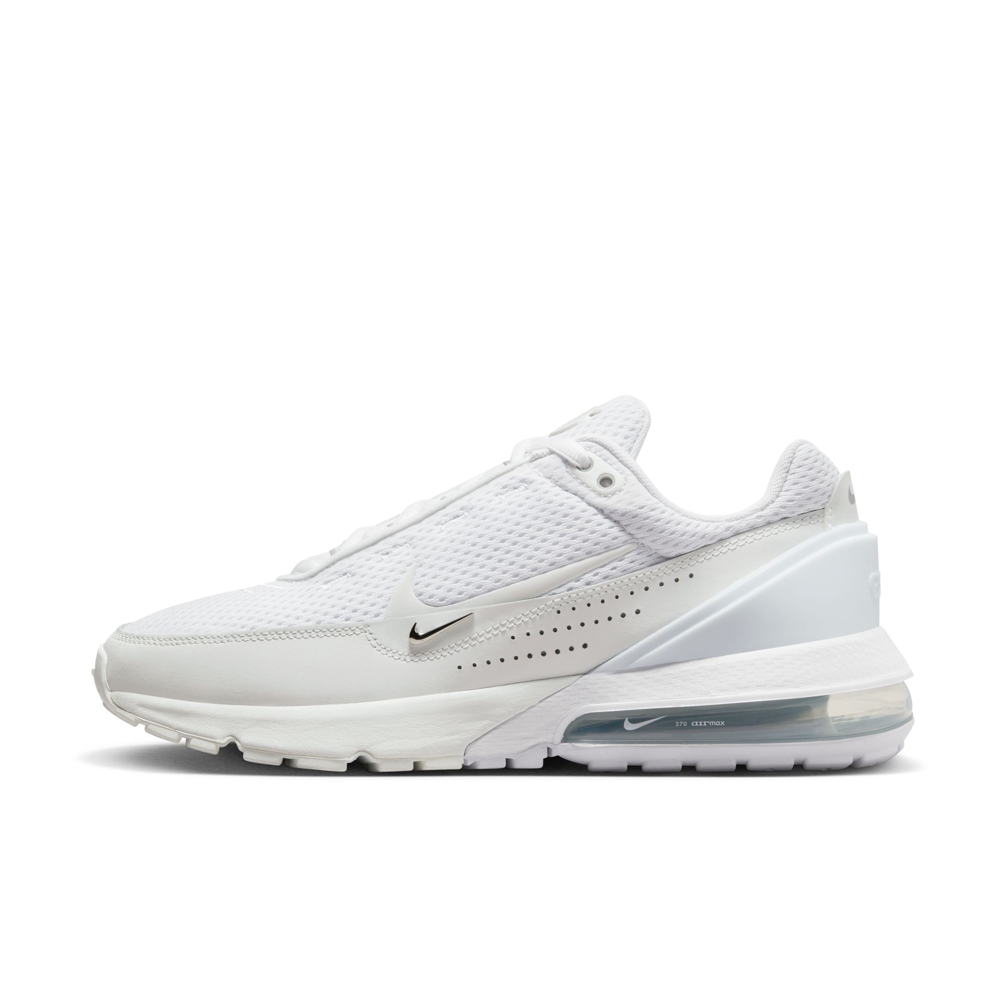 Sneaker NIKE SPORTSWEAR "AIR MAX PULSE", Herren, Gr. 45,5, weiß, weiß, summit weiß, Leder, Textil, Schuhe Sneaker, Topseller
