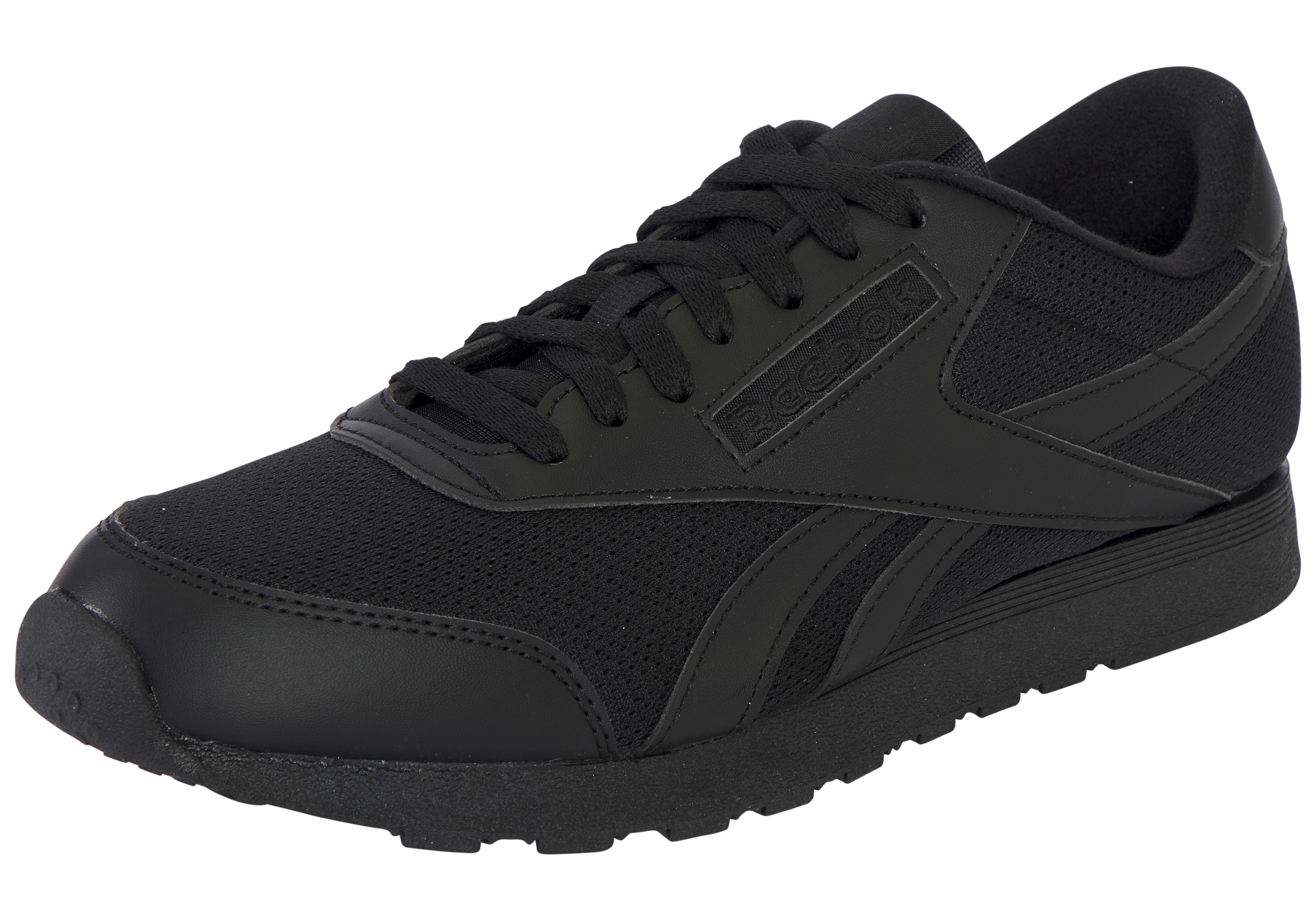 Sneaker REEBOK CLASSIC "REEBOK ROYAL PRIME RUN", Damen, Gr. 37,5, schwarz, schwarz, schwarz, Synthetik, Textil, Schuhe Sneaker