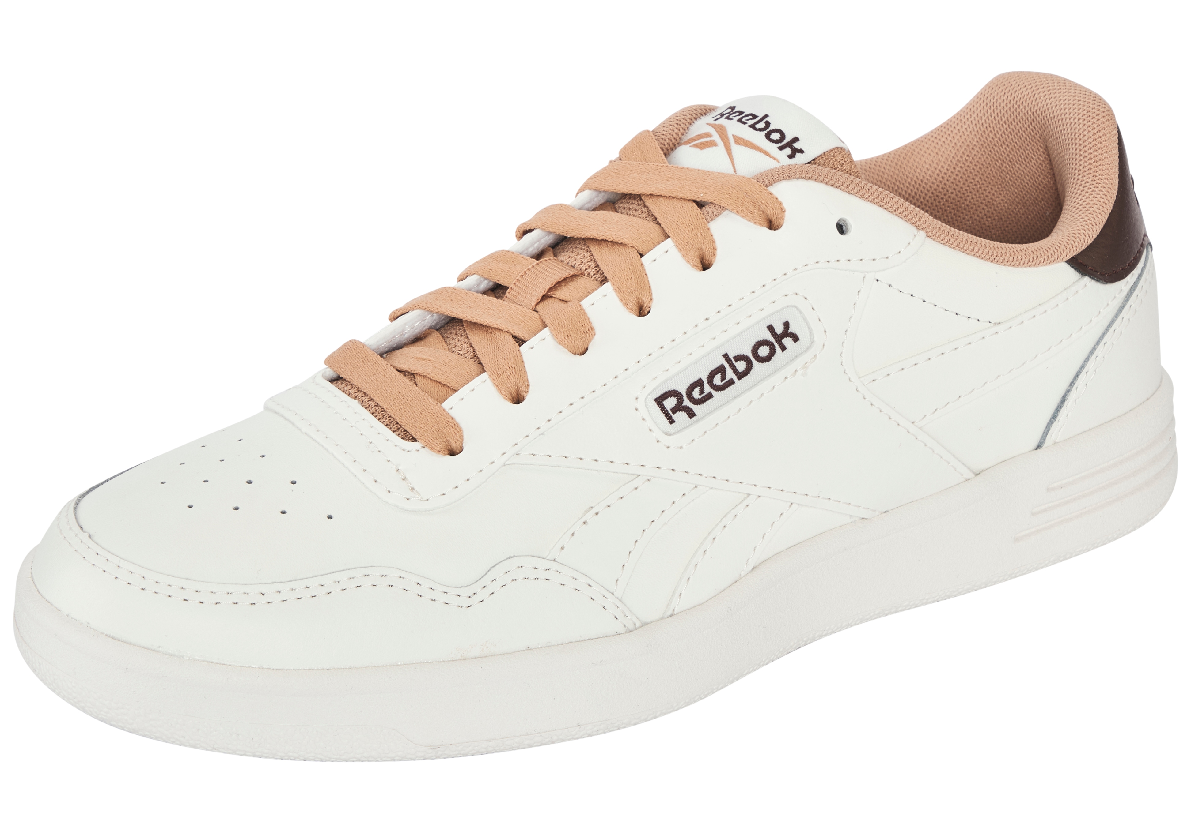 Sneaker REEBOK CLASSIC "REEBOK COURT ADVANCE", Gr. 40, chalk, camel, campusbraun, Synthetik, Schuhe Image