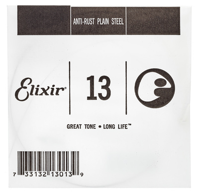Elixir .013 Plain Steel Einzelsaite für Gitarre