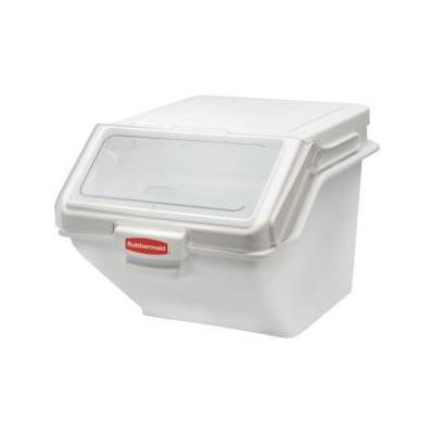 Rubbermaid Safety Storage Cabinets RCP 9G58 WHI White 200 Cup Safety Storage Bin with 2 Cup Scoop