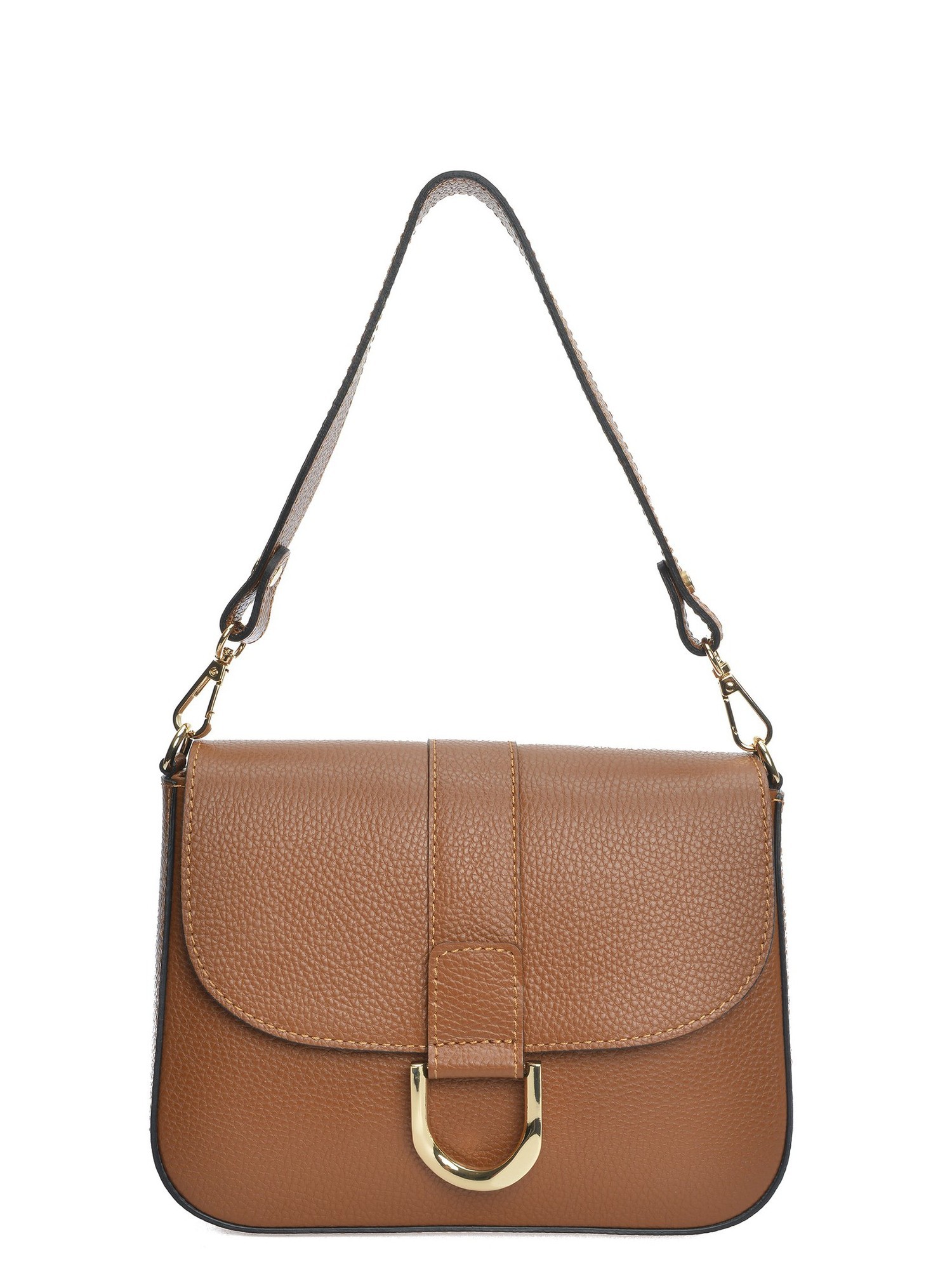 Anna Luchini Braune Lederhandtasche Image