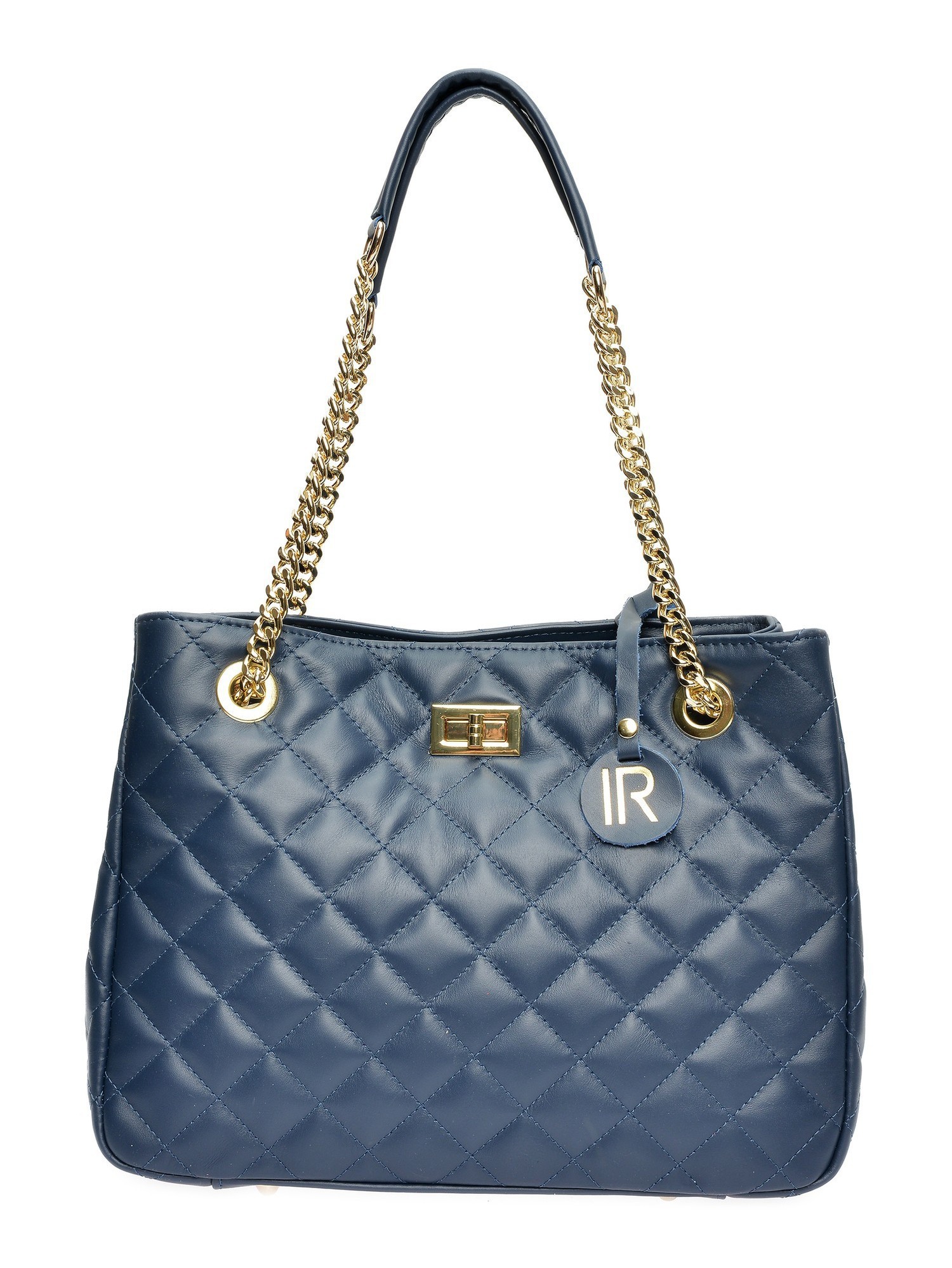 Isabella Rhea Blaue Ledertasche Image