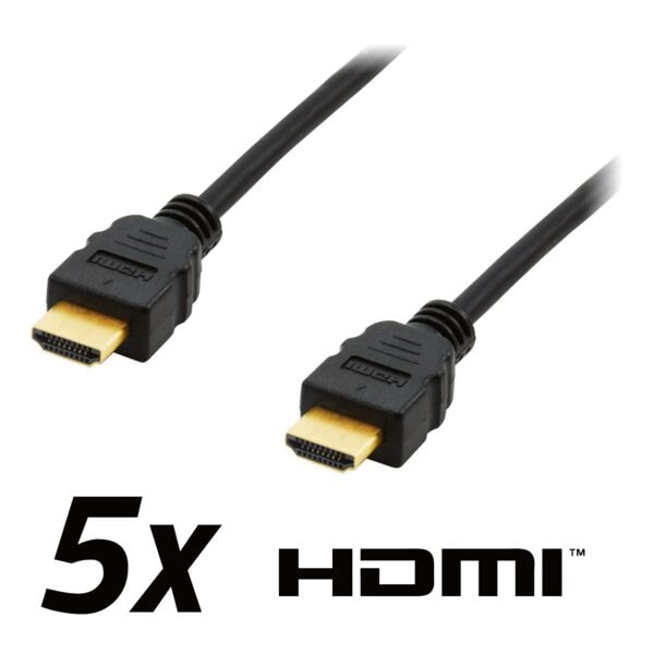 EQUIP Adapterkabel HDMI Version 2.0 1.8 m 5 Stück Image