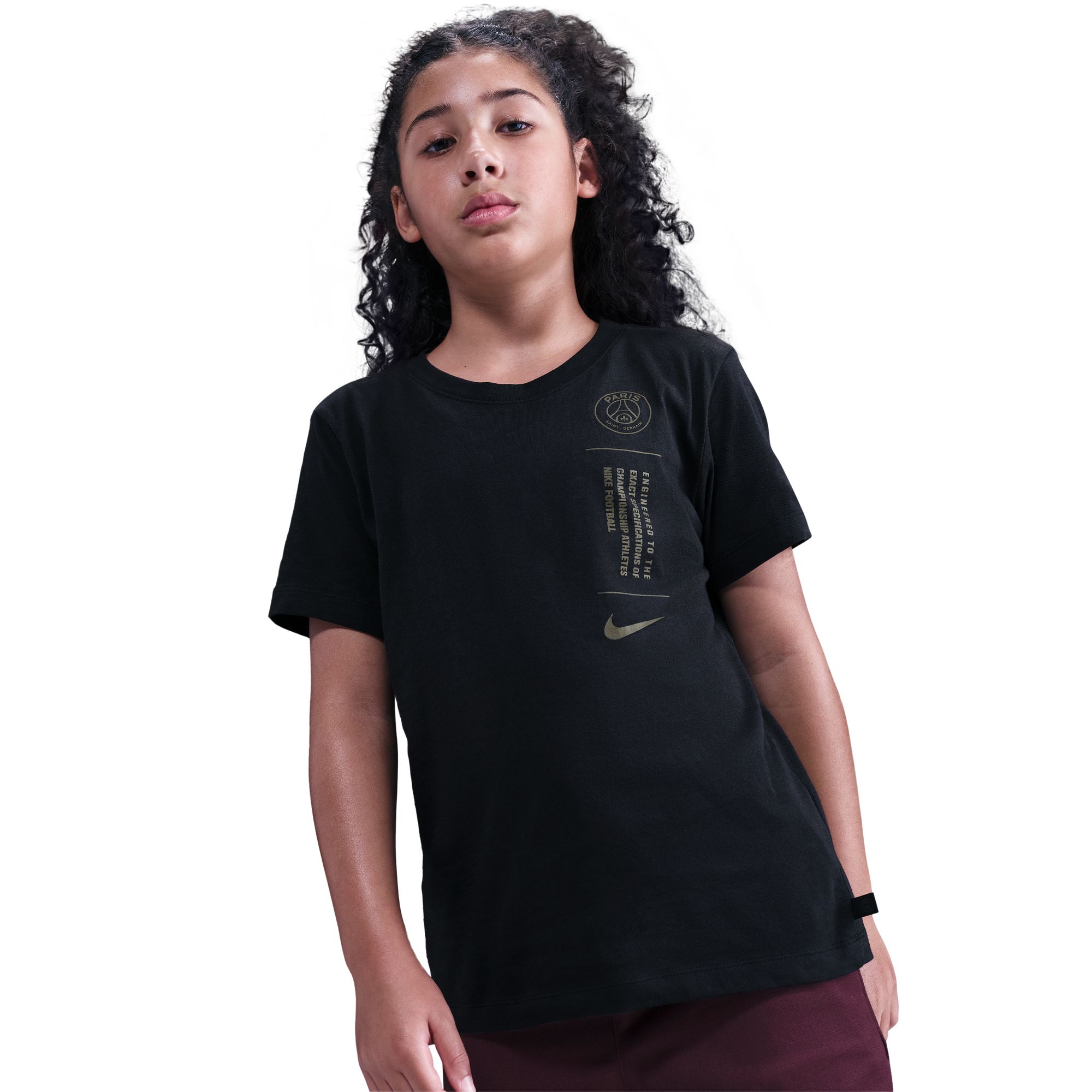 PSG Nike Football T-Shirt - Schwarz - Kinder Image