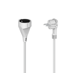Hama 00223243 Verlängerungskabel 5 m 1 AC-Ausgänge Drinnen Weiß Image