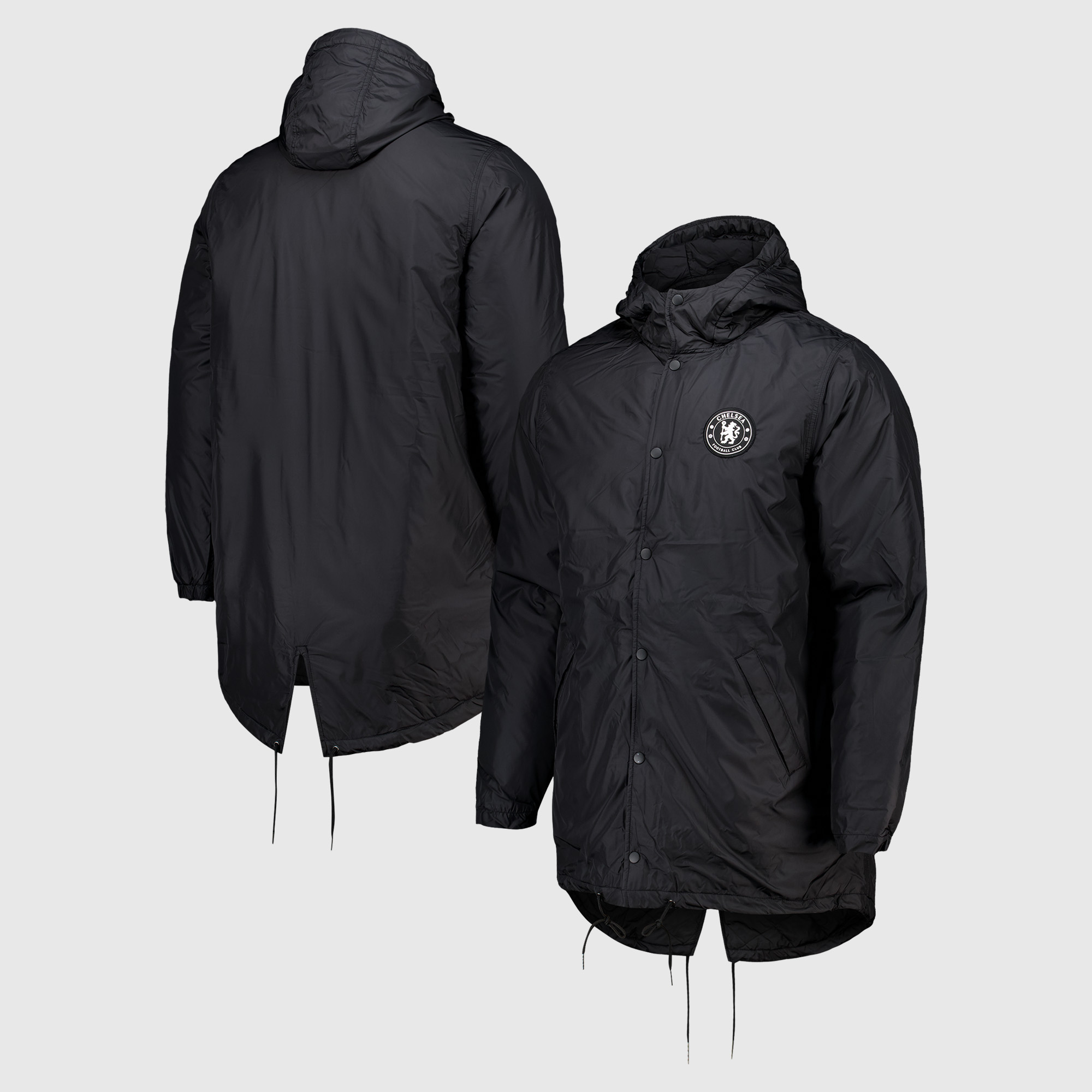 Chelsea Parka Jacke – Schwarz – Herren Image