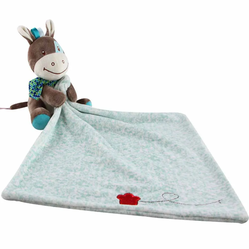 Serviette apaisante pour bébé, bavoir en coton, alimentation pour nouveau-né, doux et confortable, motif Animal pour le développement, bavoirs pour nouveau-né