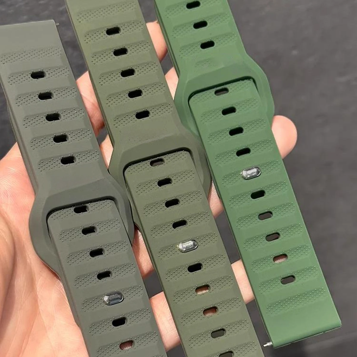 Silikonarmband + Schutzhülle für Xiaomi Redmi Watch 5 Active/5 Lite, vollständiger Bildschirm, TPU-Softshell und atmungsaktives Sportarmband Image