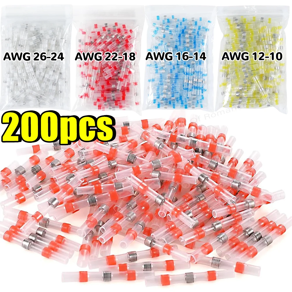 Wasserdichte Lötdichtung, Schrumpfschlauchhülsen, elektrischer Drahtverbinder, Stoßspleißklemmen, Schrumpfkabelverbinder Image