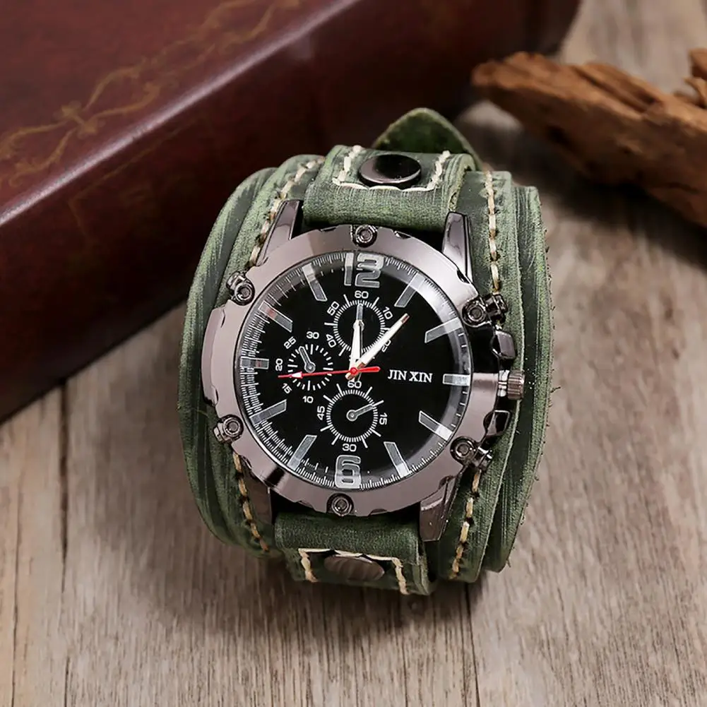 Heißer Verkauf Vintage Kuh Leder Armband Uhr Männer Frauen Armbanduhren Römischen Ziffern Casual Quarzuhr Relogio feminino Image