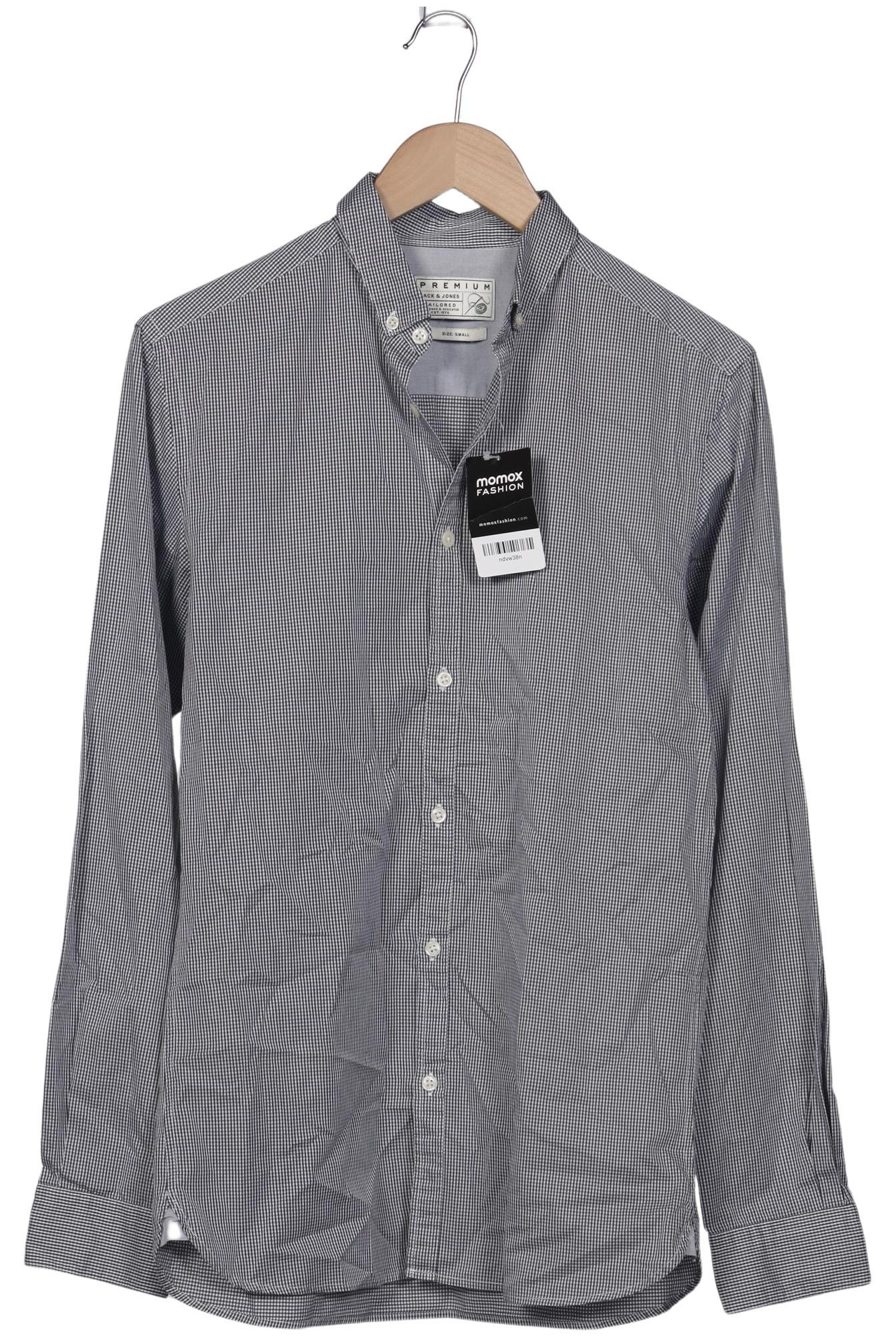 Jack & Jones Herren Hemd, Gr. 62, grau, Baumwolle Image