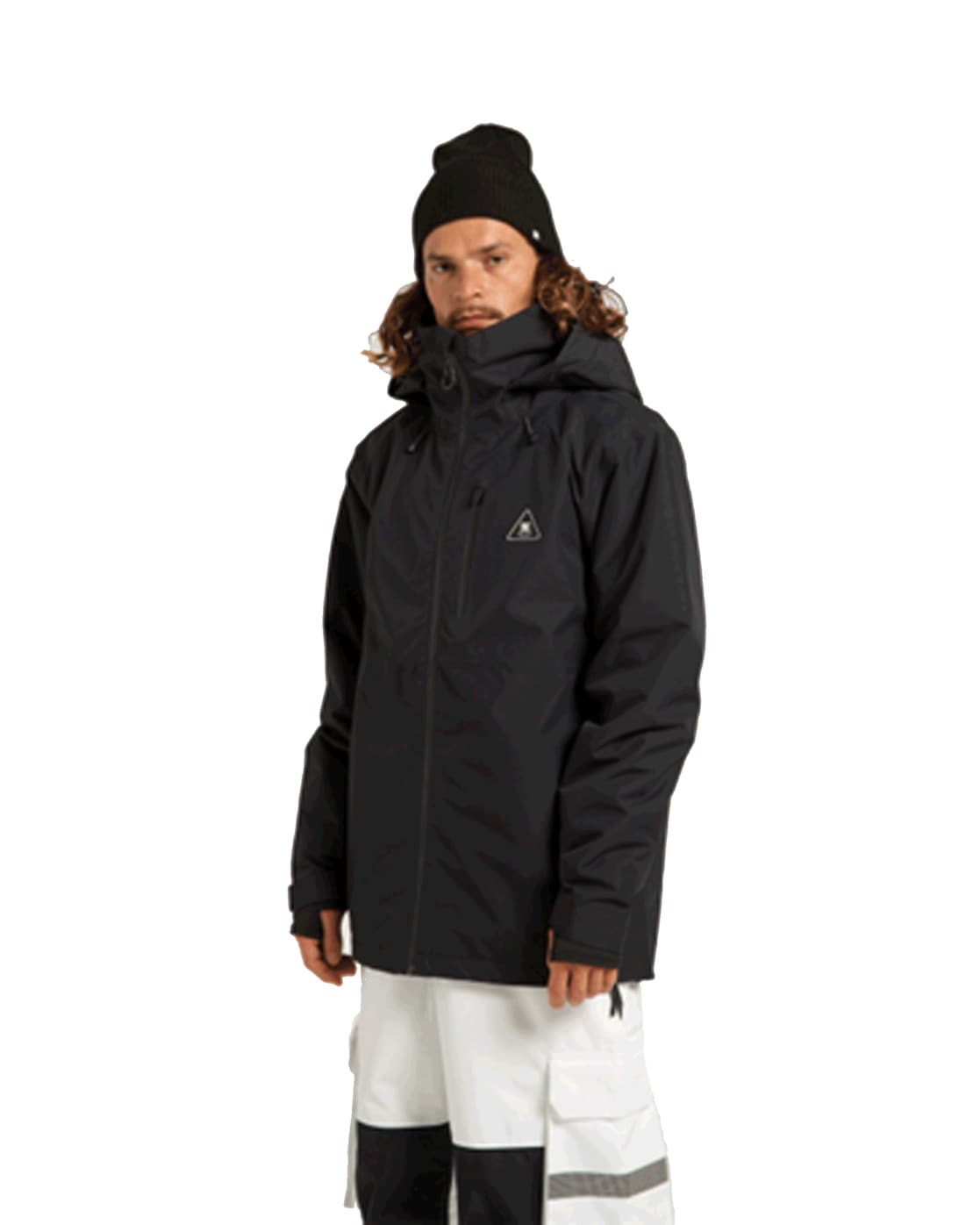 Snowboardjacke DC SHOES "Basis 30K", Herren, Gr. L, schwarz, 100% Polyester, Jacken Snowboardjacke