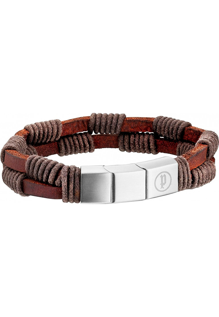 Police S14AJL02B Mens Bracelet - Brown - One Size | Police Sale | Discount Designer Brands