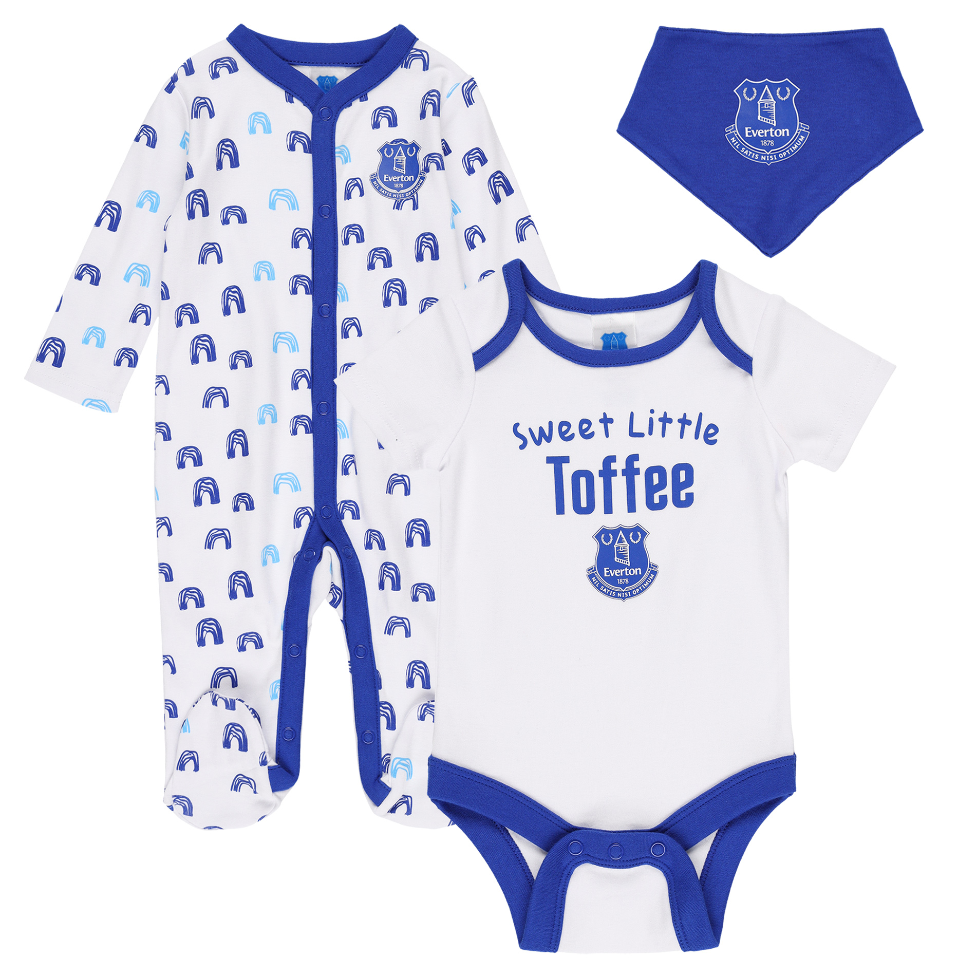 Everton 3-teiliges Set – Weiß – Baby Image