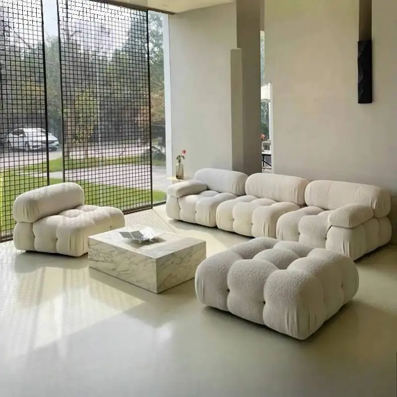 Canape Europäische Sofas, Füller, Armlehnen-Design, komprimierte Wohnzimmersofas, modulare Luxus-Boden-Designer-Muebles, trendige Möbel Image