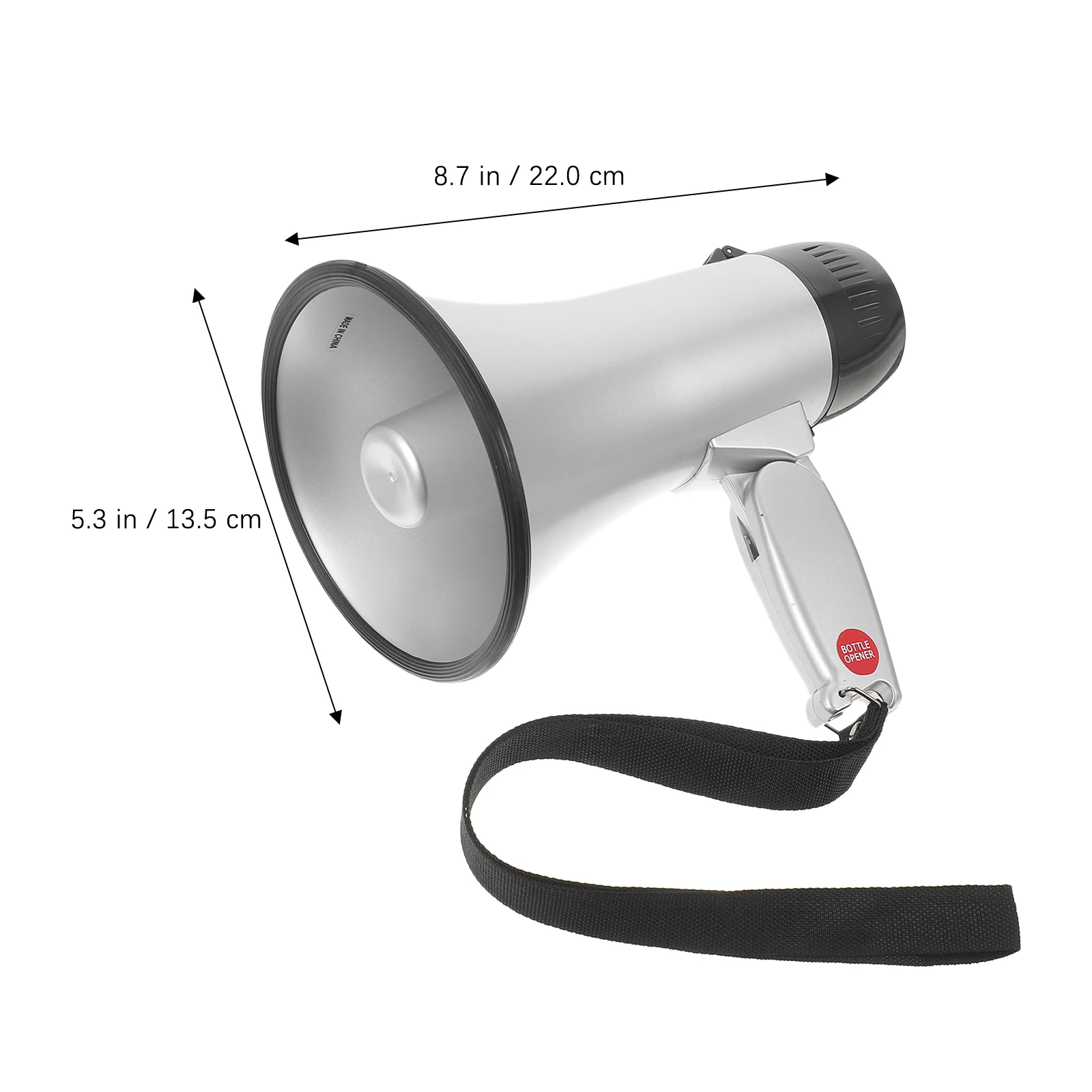 Tragbares Megafon, Bullhorn, lauter Fußball, leichtes, kompaktes Megafon für Kinder, Lehrer, Partys, Geräuschmacher Image