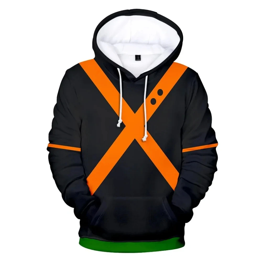 Felpa con cappuccio da uomo Anime My Hero Academia Midoriya Izuku All Might Felpa con cappuccio con stampa 3d Uomo Donna Moda Tuta Felpe con cappuccio casual Felpa