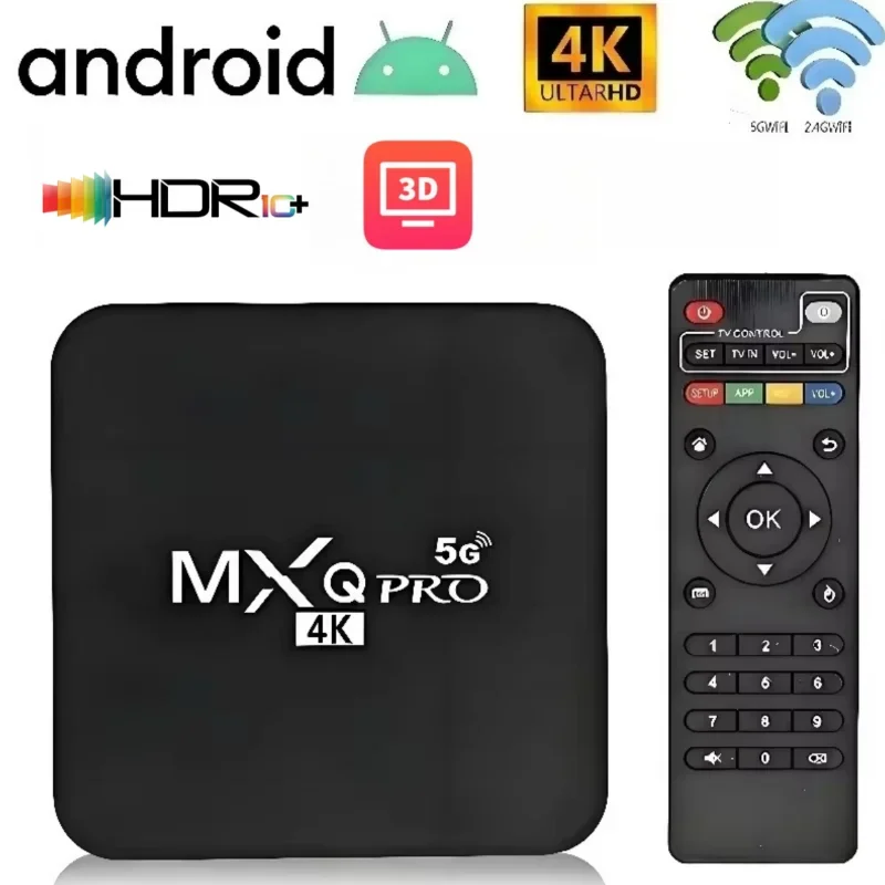 Globale Version MXQpro RK3229 Android Smart TV Box 4K Media Player TV BOX Fernbedienung TV Set Top Box IPTV Netflix YouTube Image