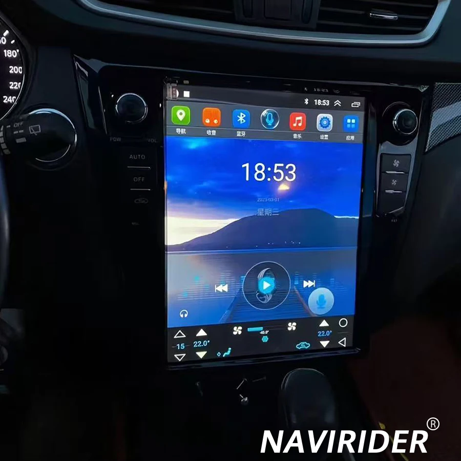 Carplay Bildschirm Für Nissan X-Trail Xtrail X Trail T32 Qashqai J11 2012-2025 Navi 12,1 "Android 15 Auto Multimedia Video Player Image