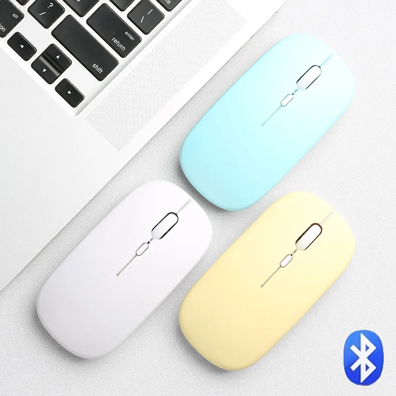 Bluetooth Drahtlose Maus Austauschbare Batterie Maus Für Computer Laptop PC Macbook Air Gaming Maus Gamer 2,4 GHz 800/1200/1600DPI Image