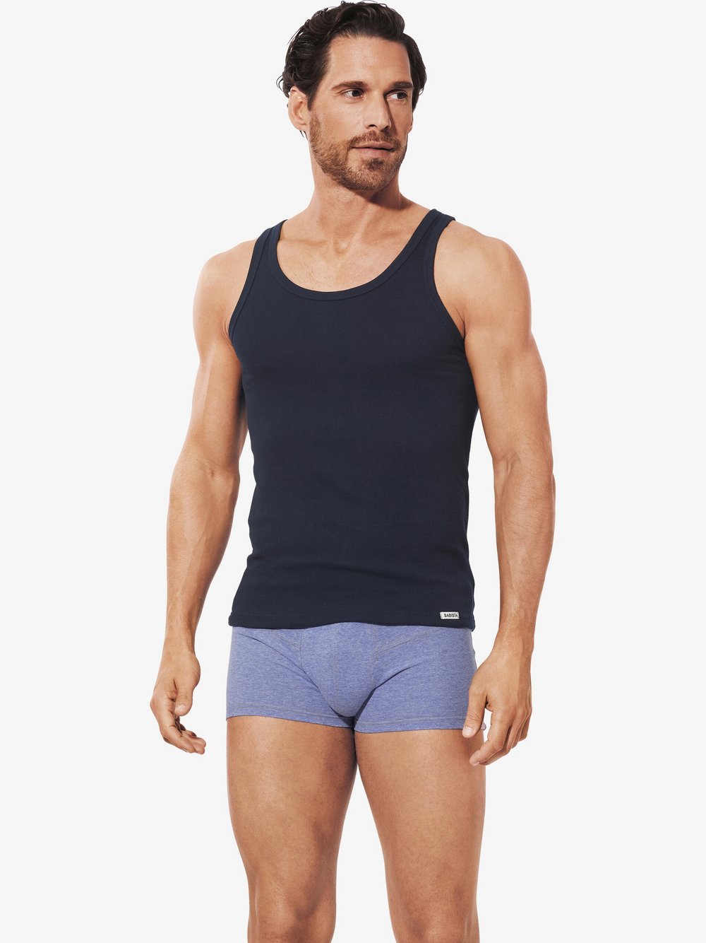 BABISTA 2er Pack Unterhemd Herren blau, XL/XXL Image