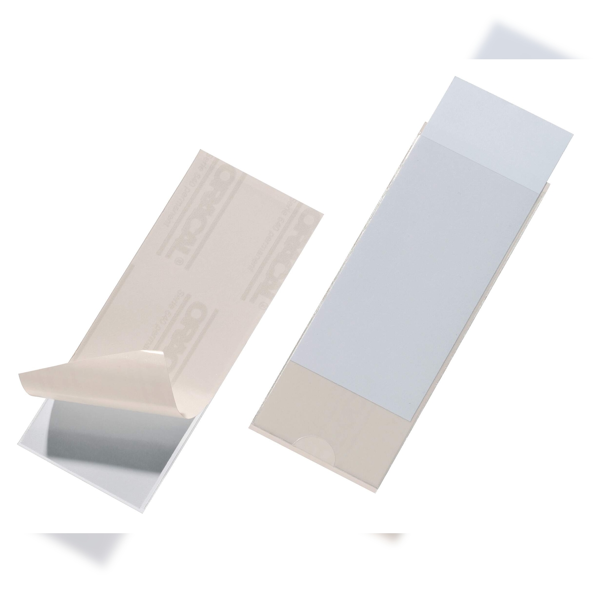 Durable Selbstklebetasche tr 10St Pocketfix 60x150mm Image