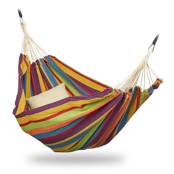 relaxdays Hängematte »XXL« bis 300 kg Farblich SoRotieRot Image