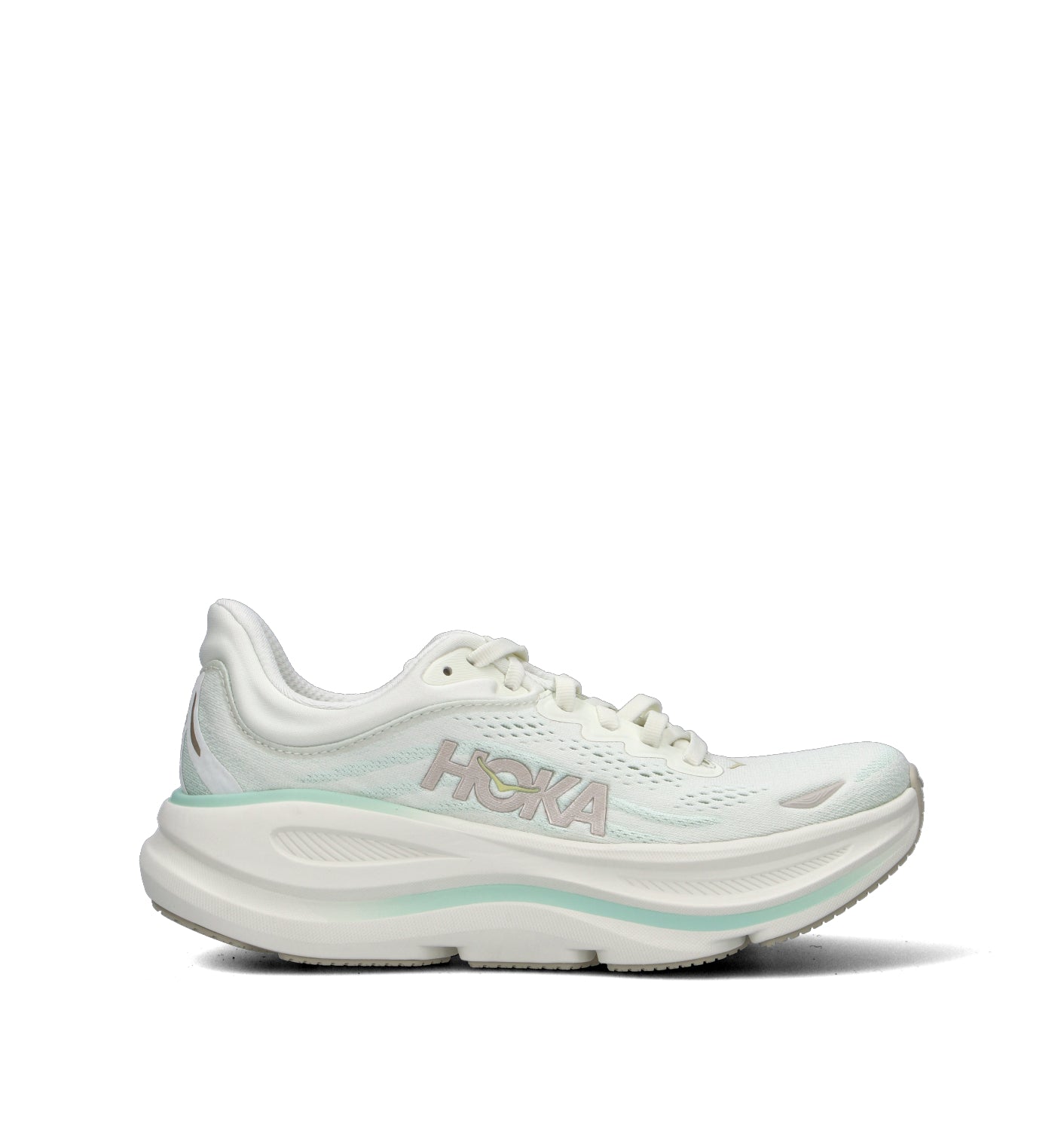 HOKA ONE ONE W BONDI 9 Scarpa running donna bianca/acquamarina