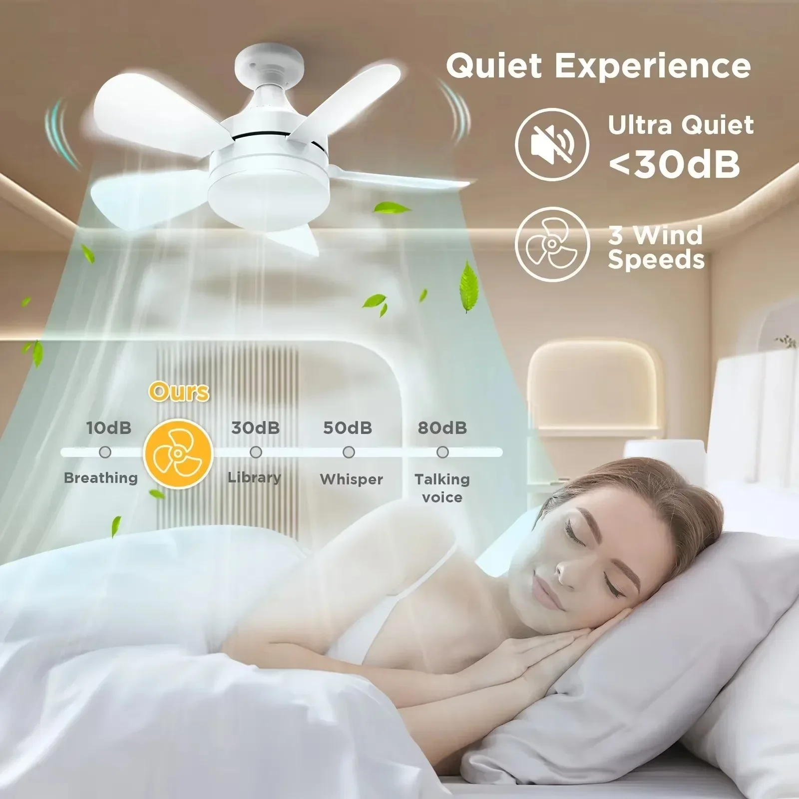 Moderne E27 LED Deckenventilator Licht Drei Farben Dimmen Abnehmbare Ventilator Lampe Blatt Wohnzimmer Schlafzimmer Innenbeleuchtung AC90-260V