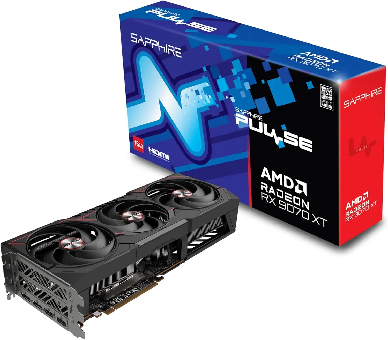 sapphire pulse amd radeon rx 9070 xt