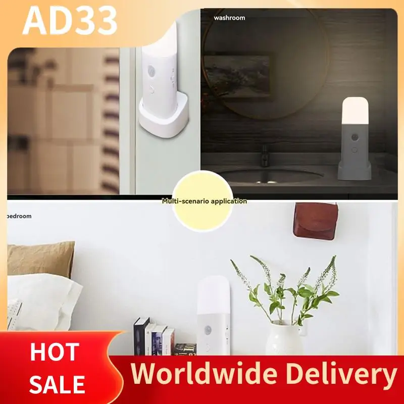 Top Angebote Motion Sensor Nachtlicht, Dimmbare LED Nachtlicht, Geeignet Für Schlafzimmer Flur Beleuchtung