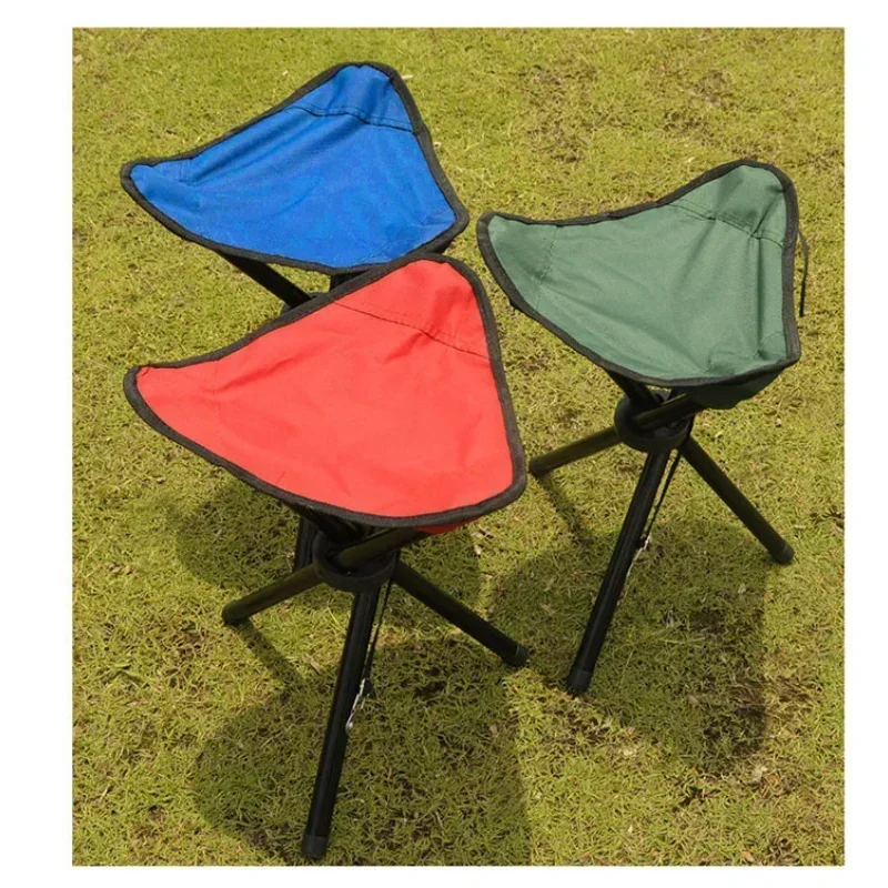 New Exercise Folding Hiking Picnic Camp Stool Seat BBQ Beach Portable Pop-up Chair Folding Tripod Chair Outdoor Camping Fishing