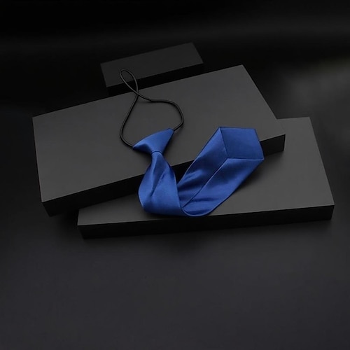 Kinder Krawatten Klassisch Streifen und Karo Einfarbig Alltagskleidung Party Abend Geburtstag Image