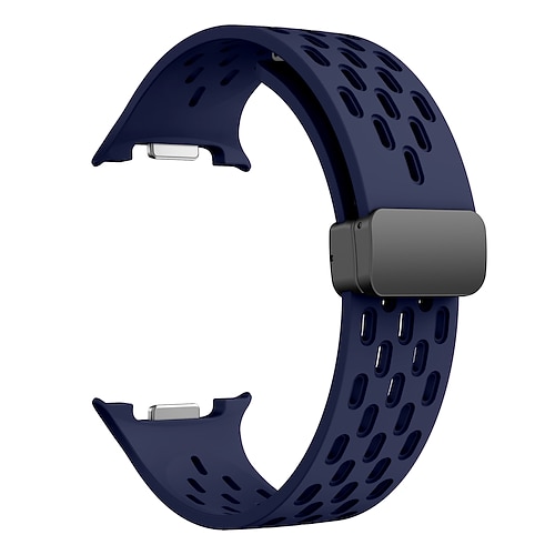 Uhrenarmband für Samsung Galaxy Uhr 8 40/44mm Watch 8 Classic 46 mm Silikon Ersatz Gurt Wasserdicht Verstellbar Damen Herren Sportarmband Moderne Schnalle Armband Image