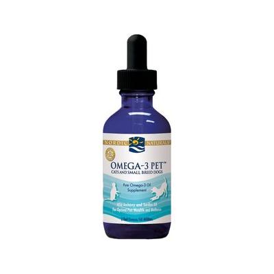 Nordic Naturals Omega-3 Pet Liquid Supplement for Cats & Small Dogs, 2-oz bottle