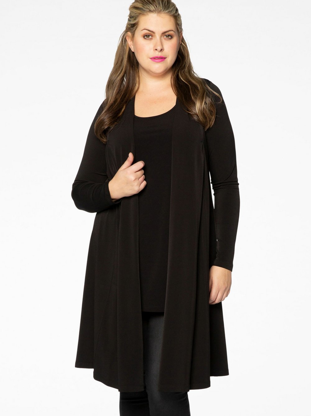 YOEK Strickjacke Damen schwarz, 58-60 Image