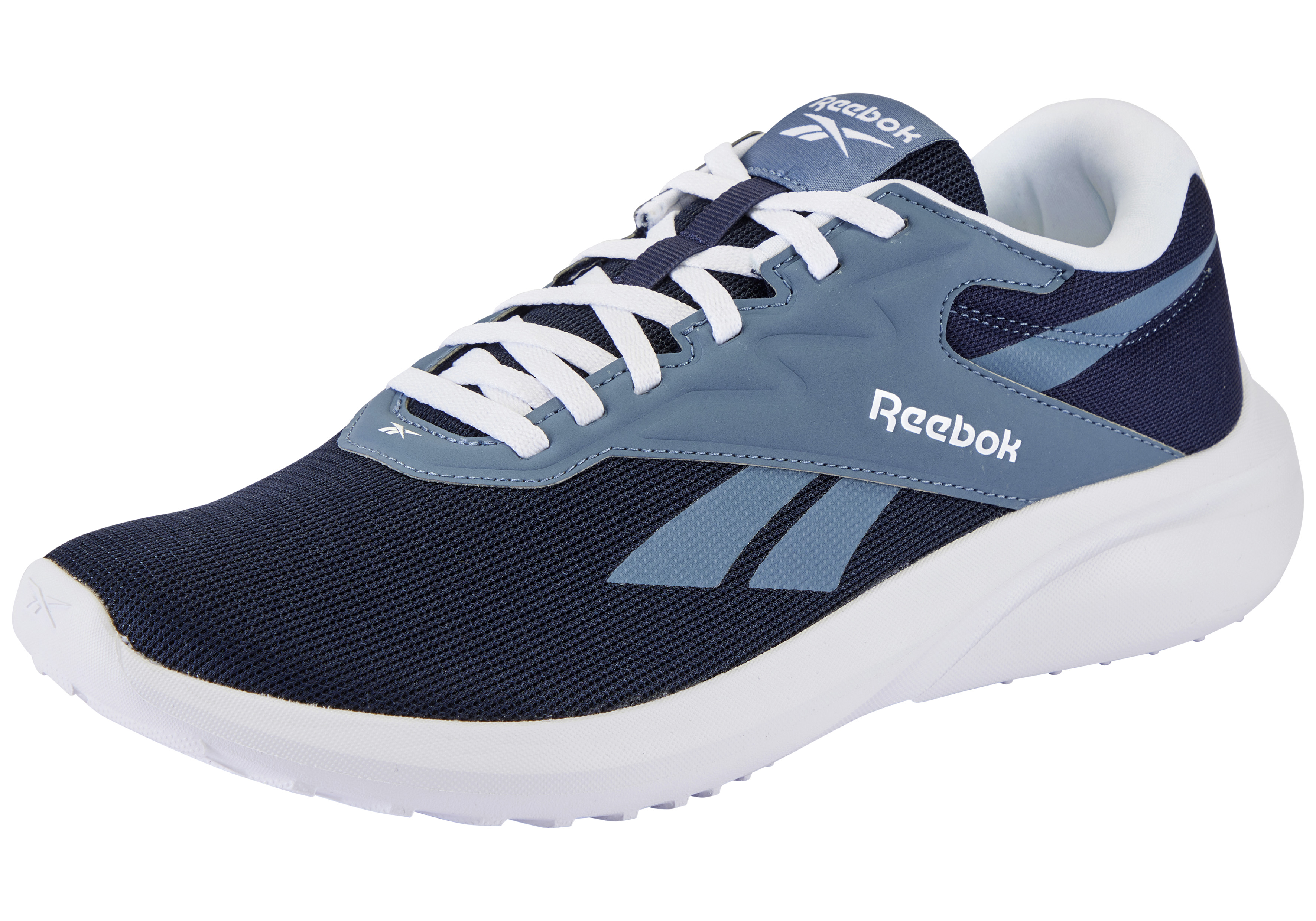 Laufschuh REEBOK "REEBOK LITE 5", Herren, Gr. 40, vector navy, leisure blau, shadow, Synthetik, Textil, Schuhe Laufschuh