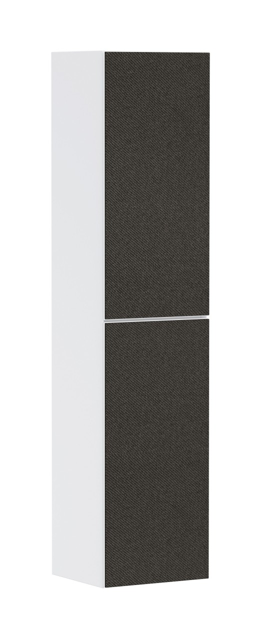Hansgrohe Xevolos E Hochschrank Mattweiß 400/360, Türanschlag rechts, Oberfläche Front: Textil Dunke 54221660 Image