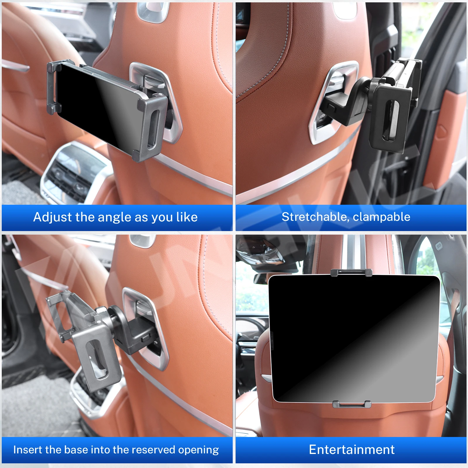 2 stücke Für BMW IX i5 G60 G05 G06 G61X3 X5 X6 5 Serie 7 Serie 2025 G45 Auto Hinten sitz Multimedia Spezielle Unterstützung für iPad Telefon Halter Image