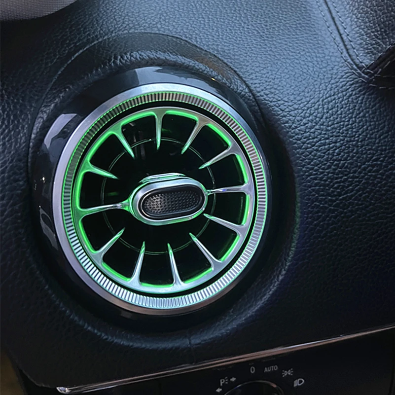 für W164 GL350 Klimaanlagen-Lüftungsschlitze GL350 Klimaanlagen-Lüftungsschlitze GL350 Licht Turbinenlüftung GL350 Innen-Umgebungslicht Image