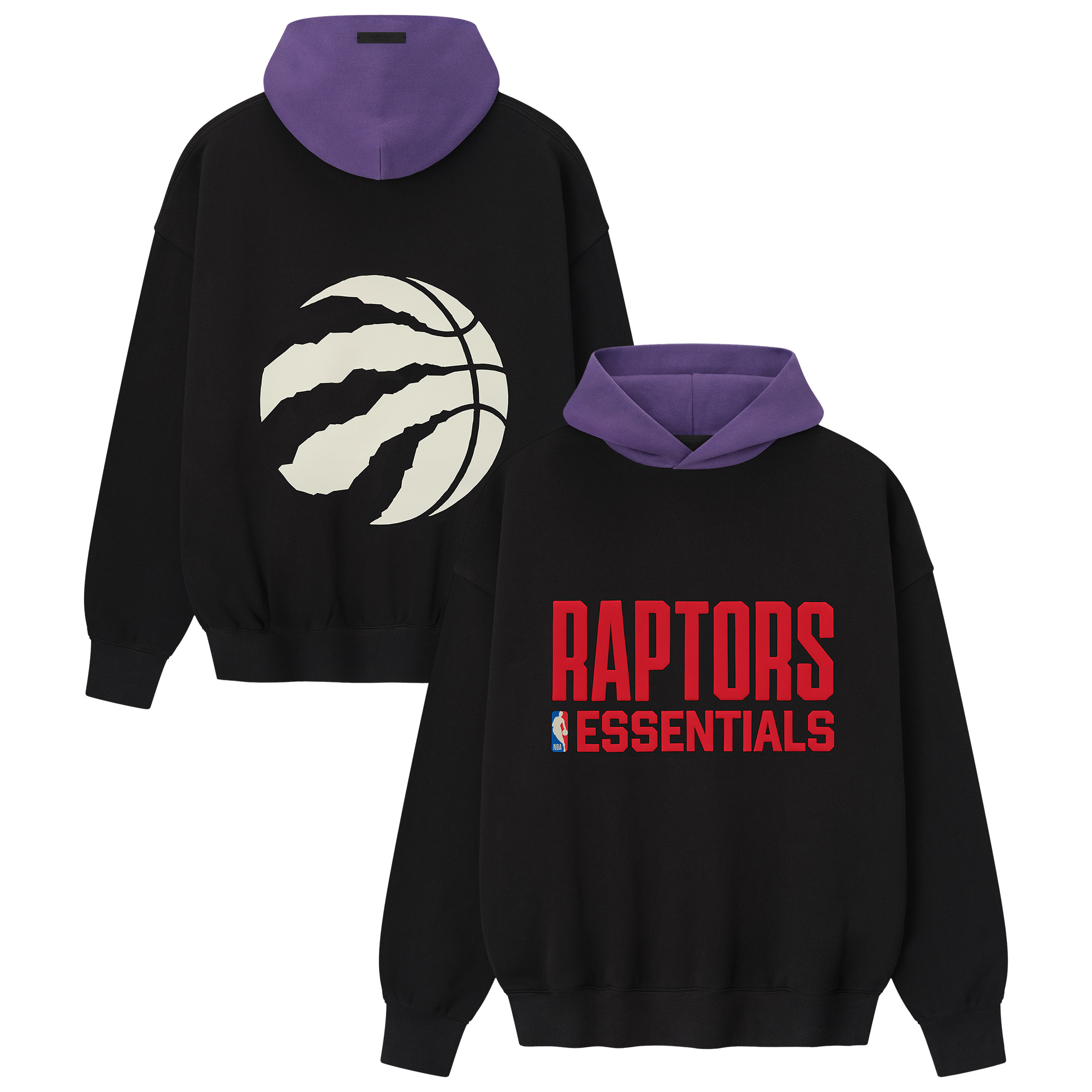 Toronto Raptors NBA x Fear Of God Essentials Sport Fit Hoodie – Unisex Image
