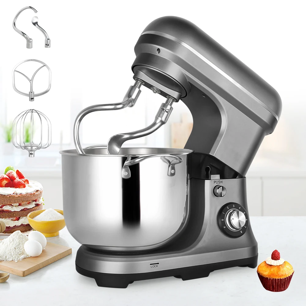 11L 2000W Große Leistungsstarke Elektrische Mixer Doppel Teig Haken Planeten Backen Kuchen Brot Mixer Home Küchengerät Mixer Image