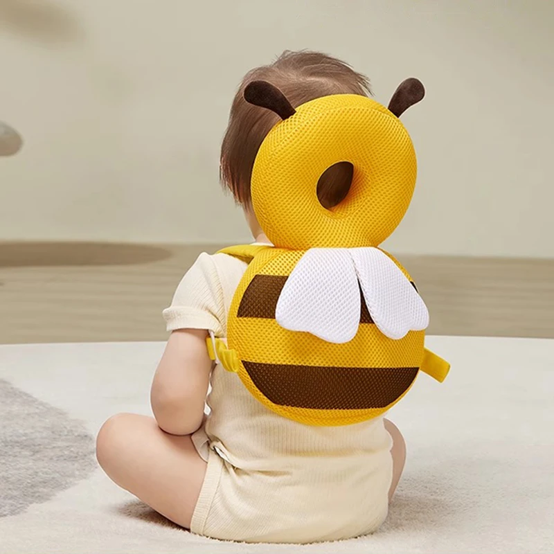 Cuscino di protezione per la testa del bambino Little Bee Cappello anticaduta traspirante adatto per la protezione della testa della schiena dei bambini infantili Bibi sicuro