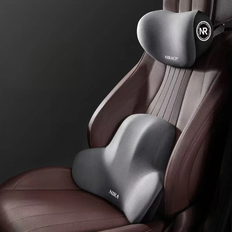 Cuscino per il collo in memory foam per auto Protezione Cuscino per schienale lombare Cuscino lombare Cuscino per poggiatesta per auto