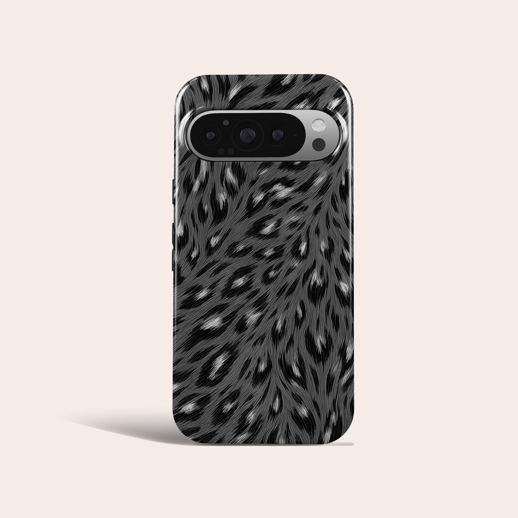 Custodia per telefono con stampa leopardata nera, custodia per telefono con stampa animalier estetica adatta per Google Pixel 10 Pro XL 9A 9 Pro XL 8